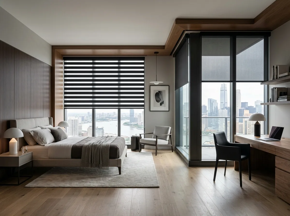 Motorized Zebra & Automated Roller Shading