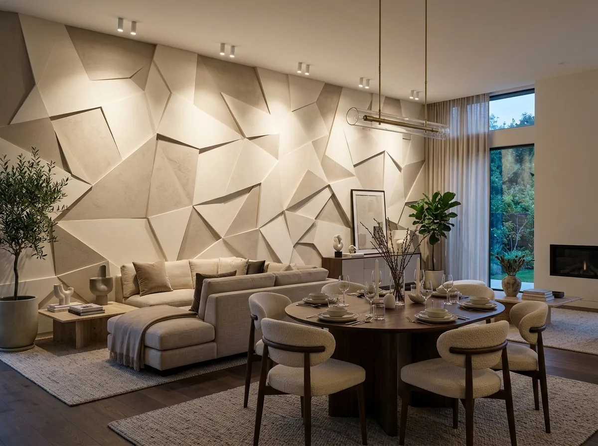 Dimensional Sculpted Wall Coverings